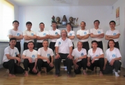 Thầy trò chúng tôi trong ngày võ đường Đại Nghĩa - VXNG tại Vacsava, Ba Lan, làm giỗ Sư tổ Nguyễn Tế Công